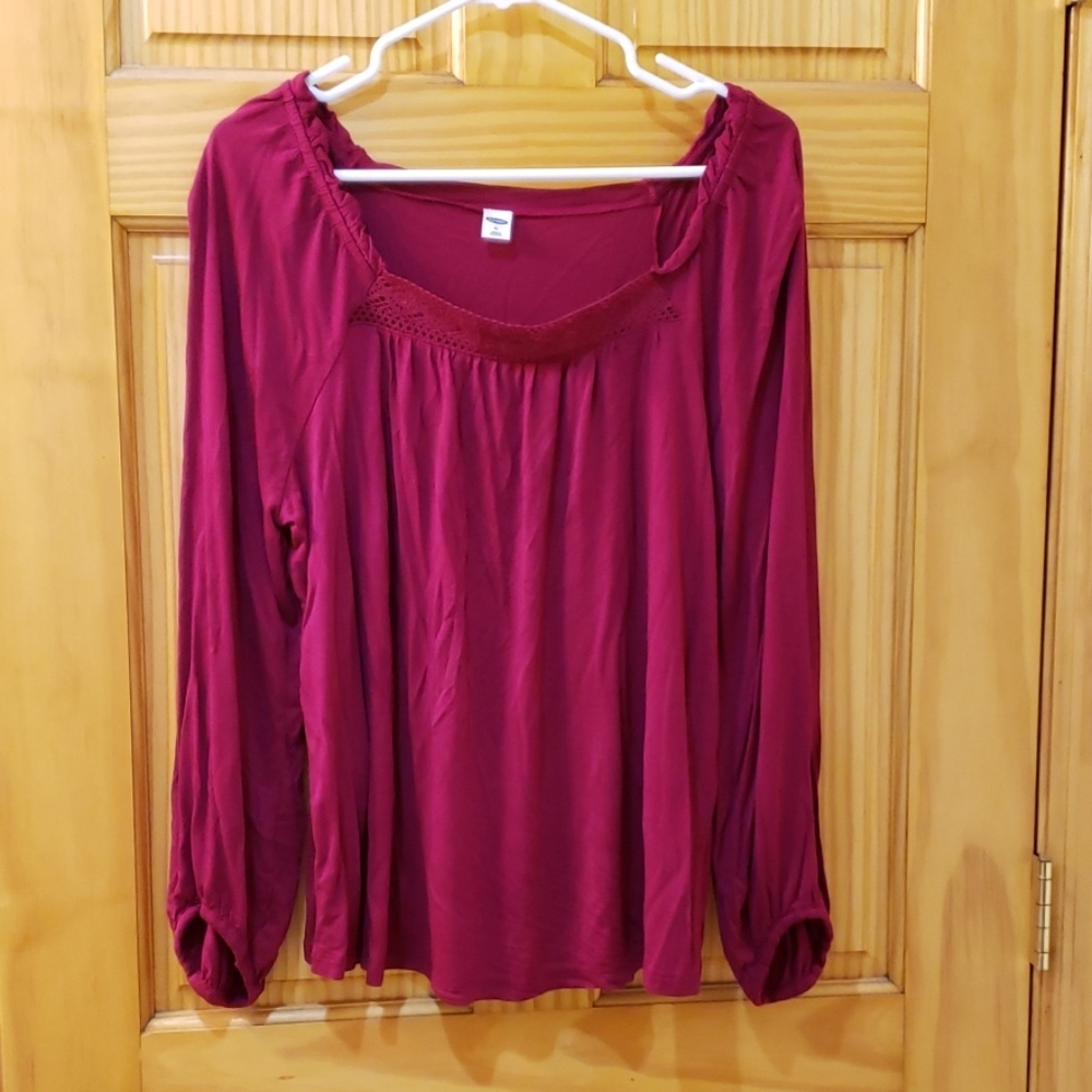 Long sleeve blouse